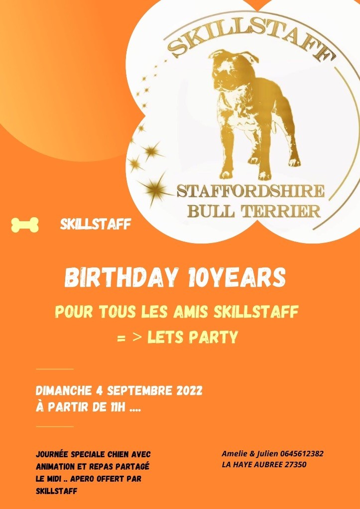 ANNIVERSAIRE SKILLSTAFF 